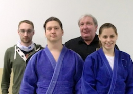 vorne Michael Grill und Sabrina Ulrichshofer hinten links Christophe Langer und rechts Hannes Ferstl Kopie