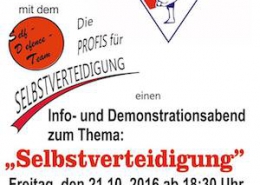 Selbstverteidigungsdemo 2016