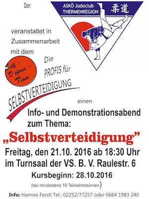 Selbstverteidigungsdemo 2016